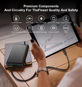 厂家直销迷你尺寸10000毫安时电源组快速充电，带C型USB PD 30w手机OEM标志电源电池 - Product Image 5