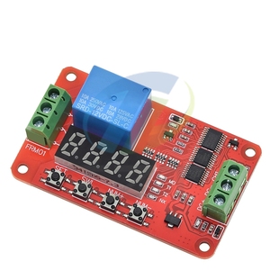 DC 5V 12V 24V 1-Kanal-Relaismodul FRM01 Multifunktionsrelais-Schleifenverzögerungs-Timer-Schalter Selbstsicher nde Timing-Karte - Product Image 1