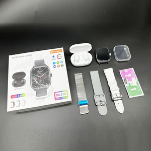 HYX热卖WK76伴侣智能手表全触摸屏Ip68防水智能计算器，带3个波段手表