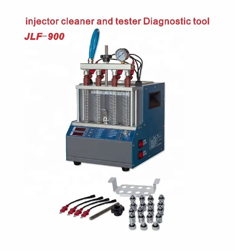 Probador de inyector de combustible GDI, máquina limpiadora jielifeng, equipo de limpieza como máquina de prueba de 4 y 6 cilindros