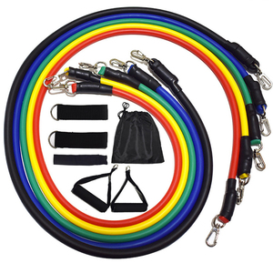 SHENGDE, bandas de ejercicio de gimnasio de alta calidad personalizadas, látex elástico, 11 Uds., juego de bandas de bucle de resistencia TPE - Product Image 6