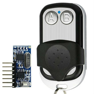 433 mhz in metallo 4 pulsante Wireless RF ricetrasmettitore Kit telecomando con ricevitore 433.92 rf roll code wifi