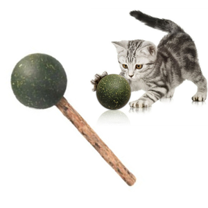 <strong>Safe</strong> Healthy Multifunctional Lollipop Molar Teeth Cleaning Compressed Cat Mint <strong>Catnip</strong> Ball Toys