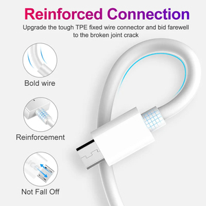 Özel Logo siyah 6ft 6ft USB 2.0 mikro USB veri kablosu 2A hızlı şarj mikro usb kablosu - Product Image 4
