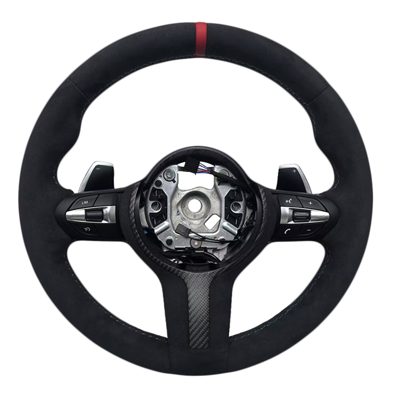 X1 F48/F49+Alcantara+Red Top Stripe+Paddle+M Stitching