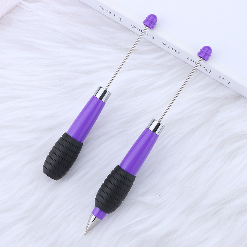 55-fluorescent purple-black bullet-type ballpoint pen 10mm