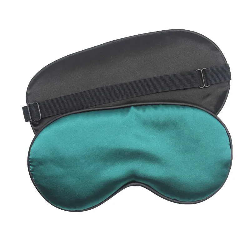 Venda imperdível máscara de seda para dormir em viagem luxuosa e colorida personalizada com novo design ajustável