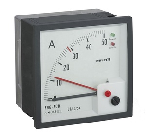 4-20ma ingresso 72*72mm di tipo quadrato analogico Ampere Meter con CT500/5A prezzo di fabbrica