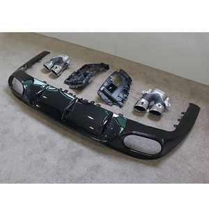 E级W213 C238 2018-运动型至<span class=keywords><strong>E53</strong></span>轿跑车汽车后扩散器，带排气尖端汽车后保险杠附件