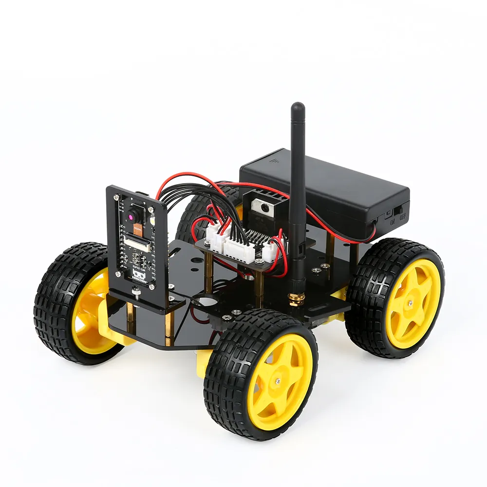 Projet de programmation Open Source KUONGSHUN avec kit de voiture robot caméra ESP32 TUTORIAL pour l'apprentissage des STEM scolaires