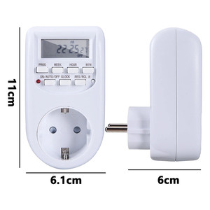 220V-240V 50Hz Eu Plug таймер переключатель садовый автоматический ирригационный энергосберегающий программируемый цифровой таймер - Product Image 2