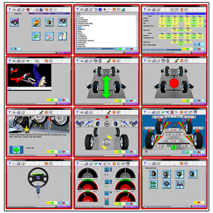 Sistema de alineación de ruedas de reparación automática Máquina de alineación de ruedas de coche 3D con pantalla LCD computarizada para uso con computadoras - Product Image 5