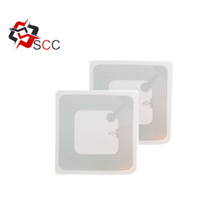 Venta caliente cuadrado RFID Wet Inlay 50X50mm RFID TAG con Slix con codificador URL para antifalsificación