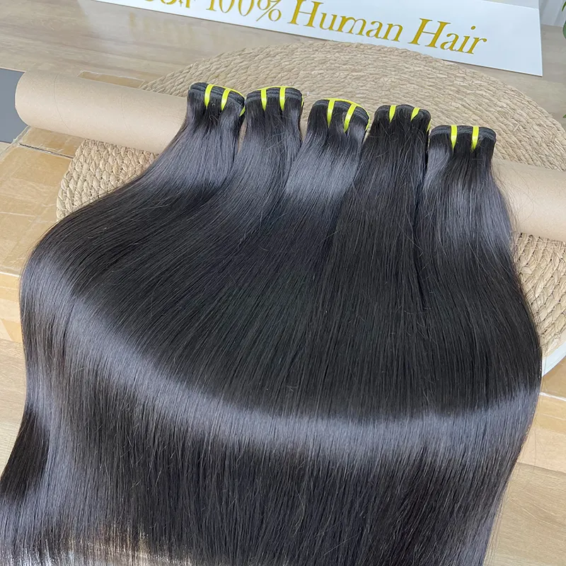 GDY 100% Pacotes de cabelo humano fornecedor barato pacote de cabelo virgem cutícula alinhada 10A pacotes de cabelo vietnamita