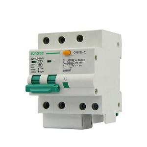 Elektrik kaçak devre kesici <span class=keywords><strong>Tek</strong></span> Fazlı <span class=keywords><strong>C</strong></span> Eğrisi 20A AC ELCB/RCCB/RCD