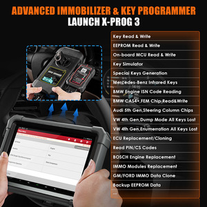 Launch X431 IMMO PLUS, lector de código de coche OBD2, programador de llave de coche con sistema completo de codificación ECU, herramienta de diagnóstico automático - Product Image 4