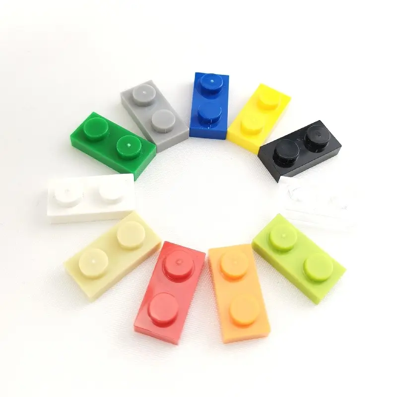 303 шт., строительные блоки для творчества, толстые фигурки, 1x2 точки, развивающие креативные размеры, совместимые с 3004, пластиковые игрушки для детей