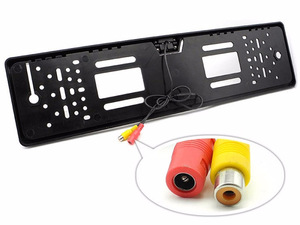 European Car License Plate Frame Backup Camera Rear View Camera Number Plate Holder with <strong>Reversing</strong> Radar System Parking <strong>Sensor</strong> - Product Image 5
