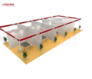 Stand de exposición de aluminio vertical, estructura de carcasa de 3x3m, soporte de exhibición de gráficos de PVC, bajo coste, fácil de instalar - Product Image 5