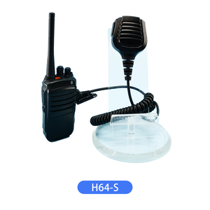 H64-S IP54 Two Way Radio Speaker for Vertex <strong>Midland</strong> Icom Two-Way Radios - Product Image 1