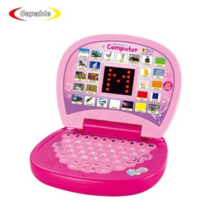 Ordenador portátil educativo con 20 funciones para niños, máquina de aprendizaje interactiva en inglés con pantalla LCD y ratón