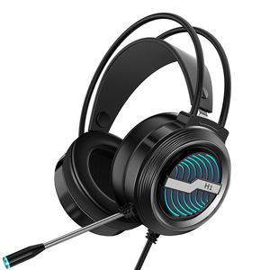 USB 3.5mm có dây Over-ear Tai nghe 7.1 kênh 7 màu thở ánh sáng 50mm Loa Kép Điều khiển âm lượng di động - Product Image 1