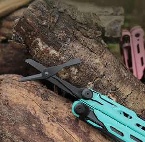 GHK DIY Survival Camping <span class=keywords><strong>Multi</strong></span> <span class=keywords><strong>tool</strong></span> Zange Full Locking Pocket 17 Funktionen Edelstahl Metrische Farbe Griff Gürtel Clip Wandern - Product Image 6