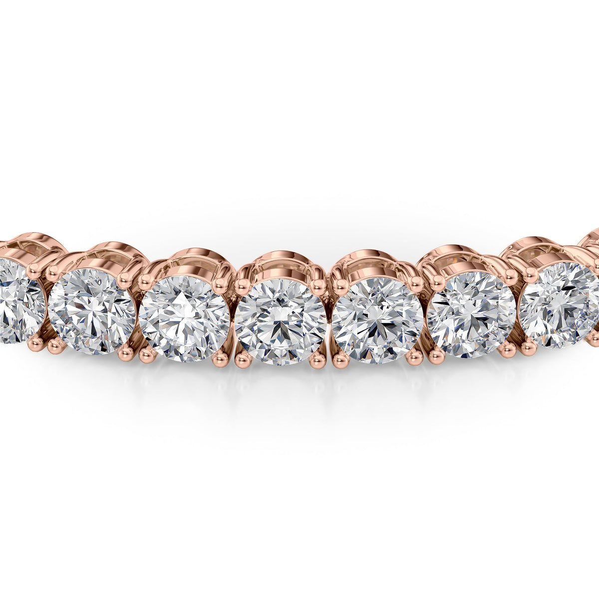 Argent S925 plaqué or rose
