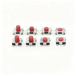 ชุด<span class=keywords><strong>6</strong></span>*<span class=keywords><strong>6</strong></span>สีแดง5-Pin SMD สวิตช์สัมผัส<span class=keywords><strong>6</strong></span>.2x6.2มม. ปุ่มกดชั่วขณะสำหรับรีโมท500mA DC 12V - Product Image 4