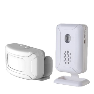 Sensor de movimiento infrarrojo Pir, timbre inalámbrico y alarma de alerta de entrada, alarma de puerta ABS, Sensor Detector humano para niños - Product Image 1