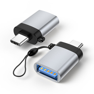 2022新型钥匙链c型3.0 OTG充电器将usb-c公头转换为usb-a智能手机母适配器