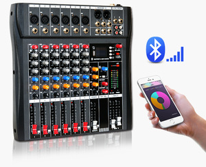 2019 yeni Mini 4 kanal ses mikseri konsolu USB 48 V Phantom karıştırıcı - Product Image 1