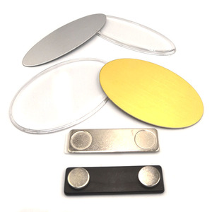 Thẻ Tên Nam Châm Có Nắp Đậy Bằng Nhựa Trong Suốt Có Thể Tái Sử Dụng Với Ghim Nam Châm - Product Image 5