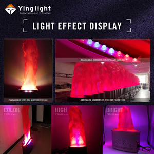 シルク火灾シミュレーション炎ライト人工LED炎効果ライトLED电子火灾盆地 - Product Image 3