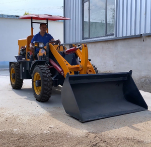 Nhỏ gọn phía trước kết thúc loader backhoe 4x4 ổ đĩa 1-4 tấn đánh giá tải XÔ TẬP tin đính kèm mới cho nhà Sử dụng bán lẻ nhà hàng - Product Image 1