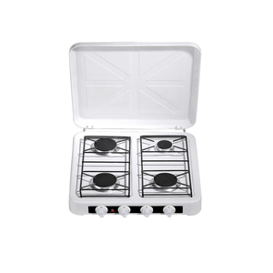 四个燃烧器欧式搪瓷燃气灶，4头白色燃气灶，燃气灶 - Product Image 1