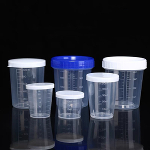 20ml 30ml 50ml 100mlミニ目盛り付きPPプラスチック計量カップ病院用 - Product Image 2