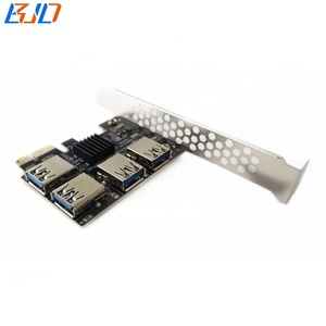 PCI-E 1X-4 x USB 3.0 (PCIe X1 sinyali) konektör genişletme yükseltici kartı - Product Image 3