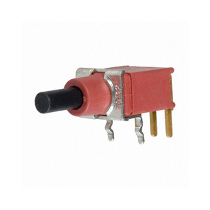 Original <strong>PCB</strong> <strong>Switches</strong> EP12SD1AGE <strong>Push</strong> <strong>Button</strong> <strong>Switch</strong> SPDT On-Mom Standard Through Hole Right Angle EP12SD1A Round Plunger Black - Product Image 1