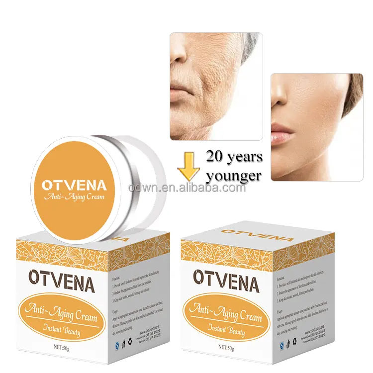 wholesale instant young cream wrinkle removal OTVENA lift skin anti aging face cream