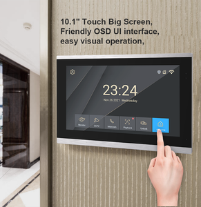ריאן 10.1 אינץ גדול מסך מגע וידאו דלת טלפון TUYA חכם WIFI אינטרקום דלת פעמון 4-חוט שני דרך דיבור טוב באיכות APP בקרה - Product Image 5
