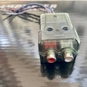 Señal de altavoz de alto nivel a adaptador RCA de bajo nivel Convertidor de subwoofer alto a bajo para automóvil