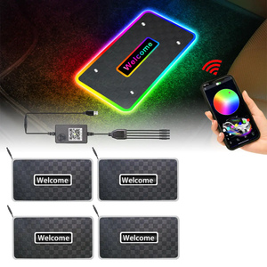 Direct Selling New Model <strong>3</strong> <strong>LED</strong> Strip 5V RGB App Remote Control USB Atmosphere Decorative Light 110cm Auto Interior Lighting - Product Image 6