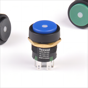 Interruttore a pulsante da 16mm IP67 DPDT 8pin interruttore a pulsante illuminato - Product Image 5