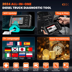 CRP129 HD Full <strong>System</strong> Truck Diagnostic Tool Heavy Duty Commercial Vehicle <strong>Scan</strong> Tool Machine - Product Image 5