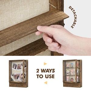 Large Shadow <strong>Box</strong> Picture <strong>Frames</strong> <strong>Deep</strong> Shadow Boxes <strong>Display</strong> Cases With Removable Shelves and Drawers - Product Image 3