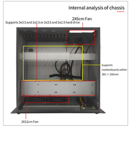 6U Industrial Control Chassis with 13.3 Inch Temperature Display Screen EATX Main Board Network <strong>Computer</strong> Case - Product Image 6