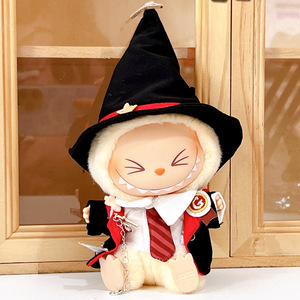 Labubu 1rd ve 2rd nesil oyuncak bebek giysileri 17cm Labubu Sit parti emaye bebek HarryPotters sihirli akademi kıyafet - Product Image 3