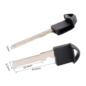 Akıllı kart araba anahtarı kapağı için yüksek kalite ni-ssan GTR için akıllı anahtar Fob acil anahtar çip konabilir - Product Image 3