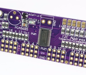 Intelligente Elettronica PCA9685 16 Canali 12 bit PWM Servo Driver I2C Interfaccia Raspberry Pi FAI DA TE Servo Shield Modulo - Product Image 3